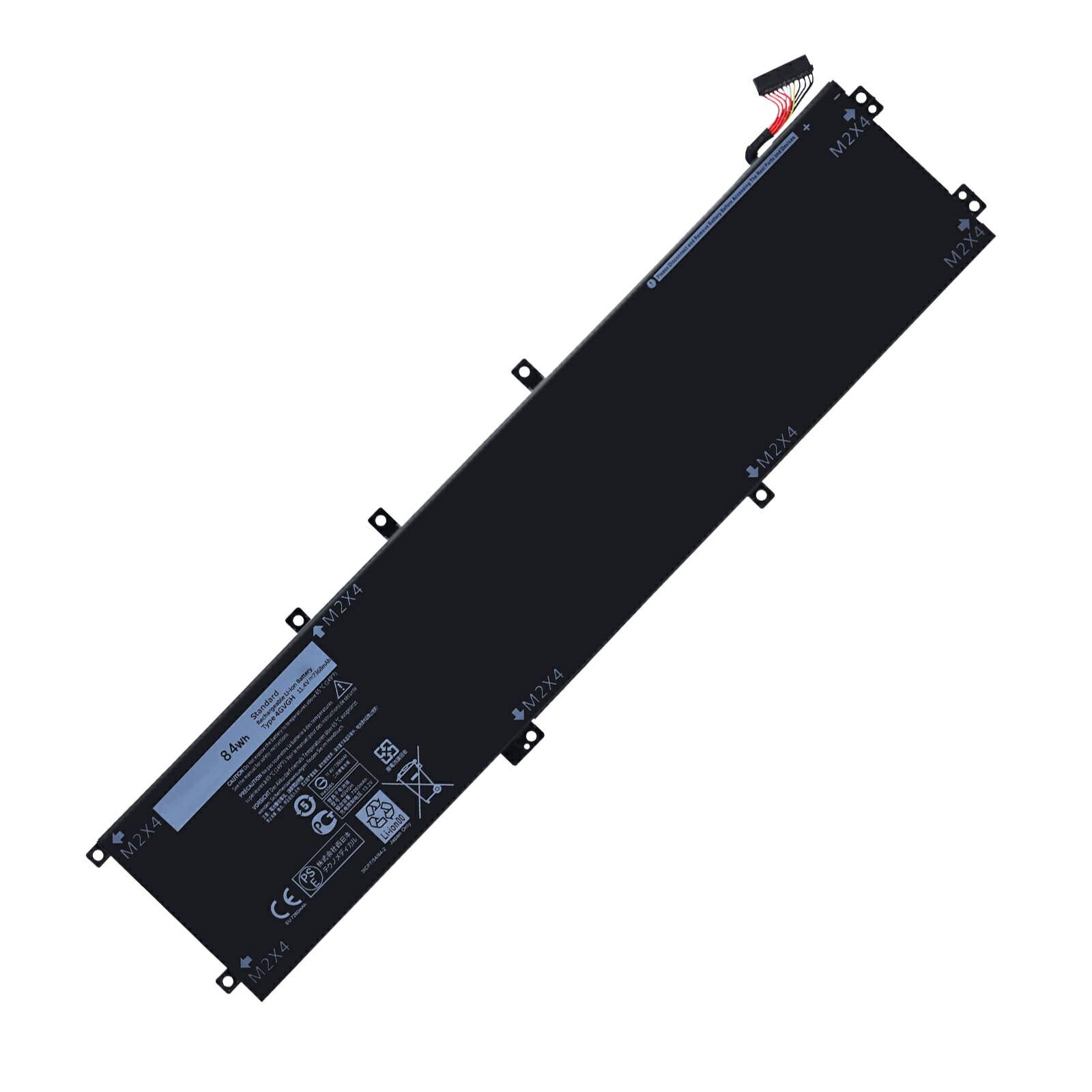 【5倍ポイント】新品 DELL 4GVGH 互換バッテリー【84Wh 11.4V】対応用 1年保証 高性能 PSE認証 互換バッテリパック ZCP 2026CP-XIJPCAH