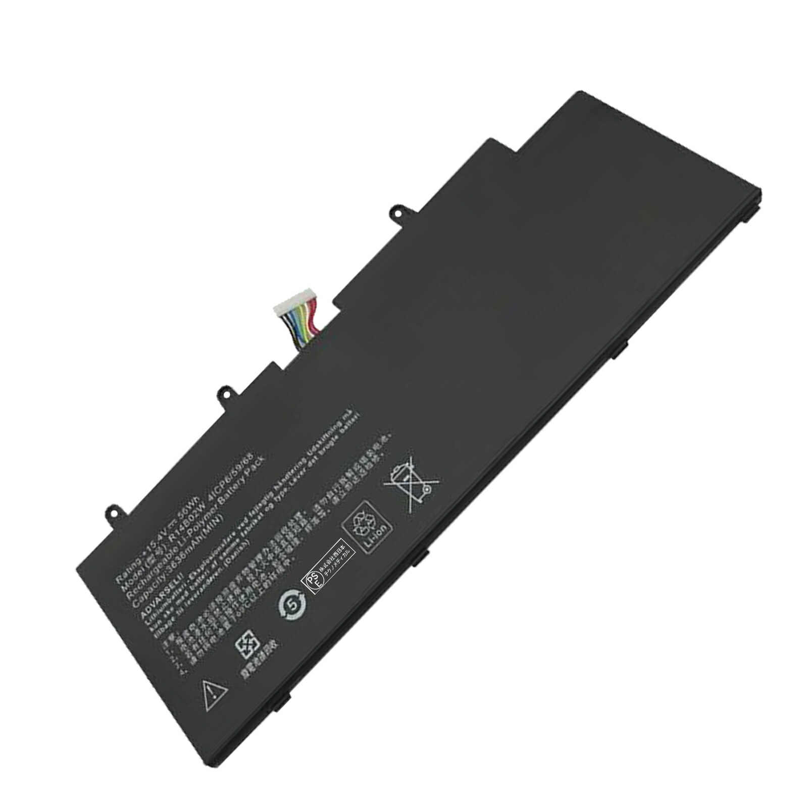 【5倍ポイント】新品 XIAOMI R14B02W 互換バッテリー【3636mAh 15.4V】対応用 1年保証 高性能 PSE認証 互換バッテリパック ZCL 2026CL-XIJP
