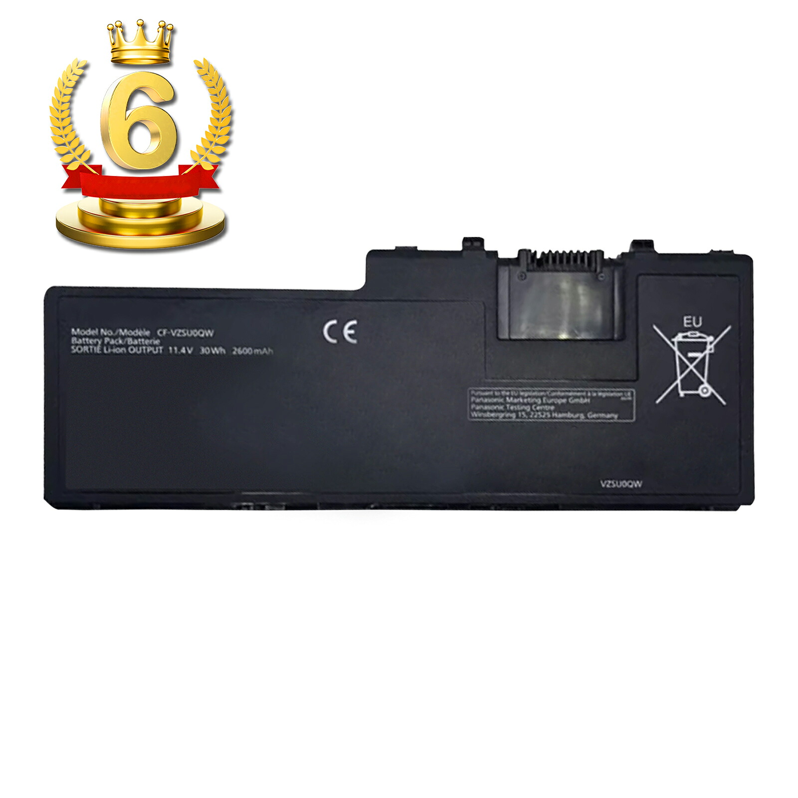 【1010円OFF\u0026P5倍】６位勝ちとる新品 Panasonic CF-VZSU0QJS 取り替えっこ乾電池【2600mAh 11.4V】対適用業務 1年引きうける 高性能 PSE公許 取り替えっこバッテリ容器に並べる ZCP 2026CP-XIJPCAH