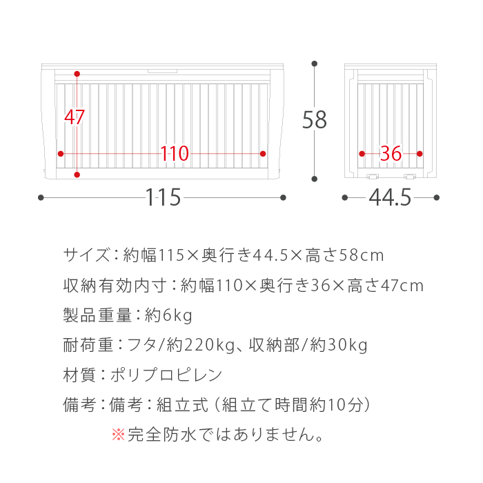 ベンチ 屋外 収納 ガーデンベンチ おしゃれ ポリタンク 大容量 収納ベンチ 収納庫 ストッカー 物入れ ベランダ テラス 庭 椅子 イス 腰掛 収納庫付きベンチ 軽量 樹脂製 耐荷重2kg キャスター Keter ケター Keter ケター ガーデンベンチ Comfy コンフィー