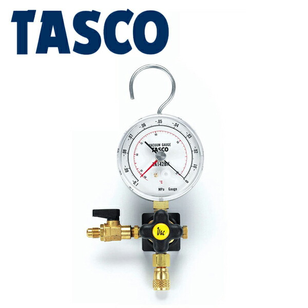 イチネンTASCO （タスコ）:R410A用真空ゲージキット TA142VK-2 冷凍・空調工具 真空ポンプ・真空計｜イチネンネット