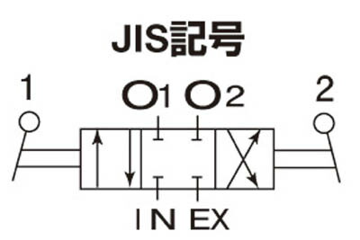 日本精器 手動切替弁10A側面配管【BN-4H41CXA-10】(空圧・油圧機器