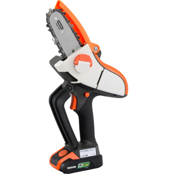 工進（KOSHIN）:＜工進認定店＞充電式ハンディチェンソー 18V 2.0Ah スマートシリーズ SHC-180【メーカー直送品】 バッテリー　ノコギリ　枝切　小型　軽量　コンパクト｜イチネンネット