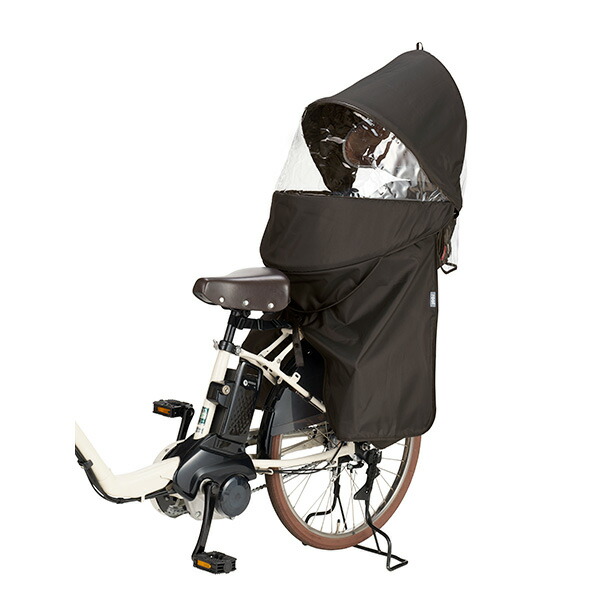 OGK（オージーケー） 自転車リヤチャイルドシート用レインカバールーフキッズリヤ用ブラウン RCR-011 自転車 送り迎え 雨の日