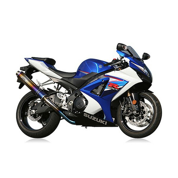 GPスペック 07~08 GSX-R1000 Slip-On Single オーバルチタン GS04-03OT マフラー エグゾースト アールズギア フルエキゾースト