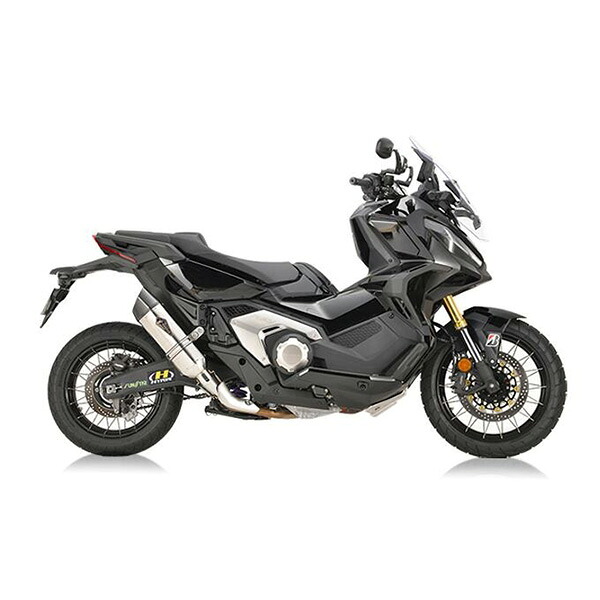 ワイバン リアルスペック スリップオン Ｘ－ＡＤＶ（１７－）チタンポリッシュ カーボンエンド RH49-C3ST マフラー エグゾースト アールズギア スリップオン