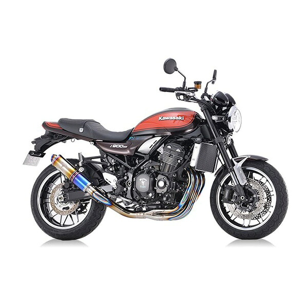 ワイバンクラシックR Z900RS/CAFE(17~)/SE(21~) ルエキゾースト マフラー UPタイプ チタンドラッグブルー WK31-EUDB マフラー ワイバーン エグゾースト アールズギア フルエキゾースト