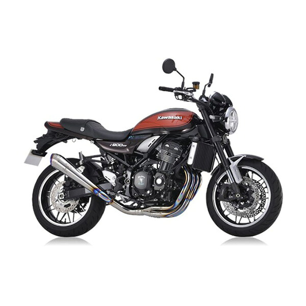 ワイバンクラシックR Z900RS/CAFE(17~)/SE(21~) ルエキゾースト マフラー メガホンタイプ チタンポリッシュ WK31-EMTI マフラー ワイバーン エグゾースト アールズギア フルエキゾースト