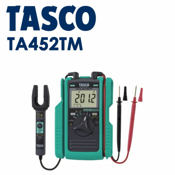 イチネンTASCO (タスコ):AC/DCクランプ付デジタルマルチメータ TA452TM 電気計測器 マルチメータ|イチネンネット