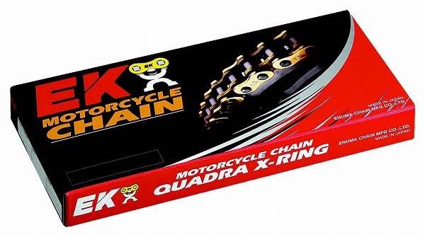 エヌマチェーン:525-140L NXリングチェーン（バイク用）MLJ（カシメジョイント）ゴールド 525ZV-X3（GP/GP） バイク リング チェーン メンテナンス カスタム パーツ｜イチネンネット