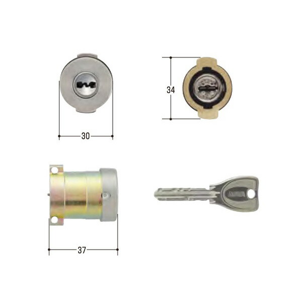 その他 防犯関連グッズ 交換用 Mcy 492 ミズタニ Miwa取替用シリンダー Mcy 492日用品雑貨 文房具 手芸 鍵