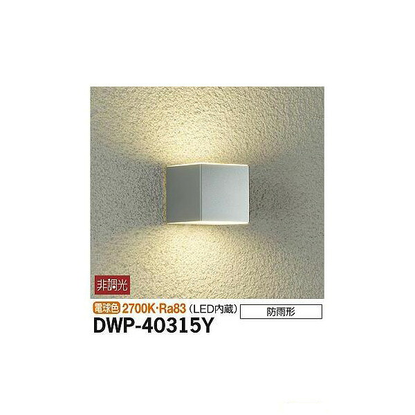 【メーカー直送】大光電機 アウトドアライト DWP-40315Y