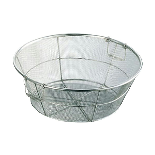 EBM:BK 18-8 手付 揚ザル 荒目 45cm 5メッシュ 5567400|イチネンネット