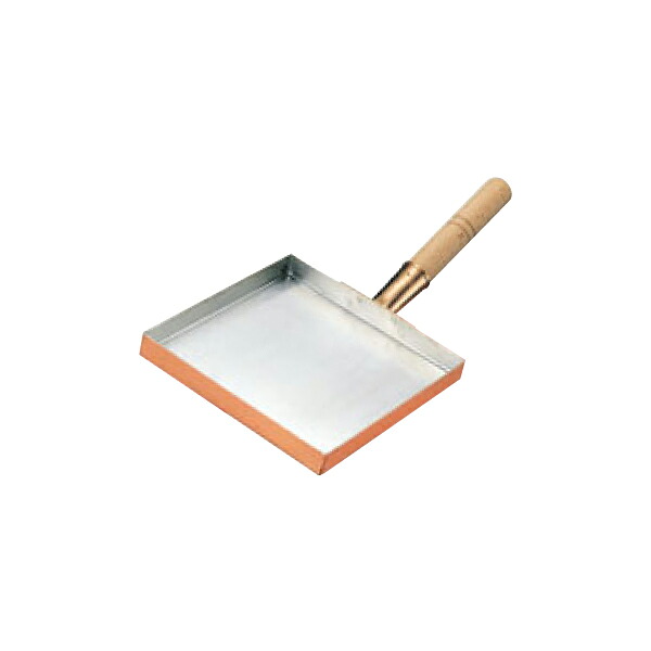 丸新銅器 銅 玉子焼 関東型 （薄焼用） 24cm 0500400