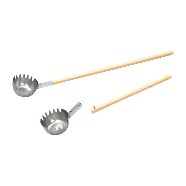 EBM 18-8 麺用 ひしゃく 抗菌 角柄用 18cm KEM-18 8222800