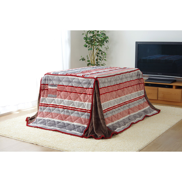 イケヒコ・コーポレーション:Hニードル ハイタイプ レッド 約235&times;275cm 1181850243530【メーカー直送品】【地域制限有】 こたつ布団 掛 長方形 ハイタイプ用 2022AW カジュアル レッド こたつ布団 長方形 用 カジュアル｜イチネンネット 10,090円