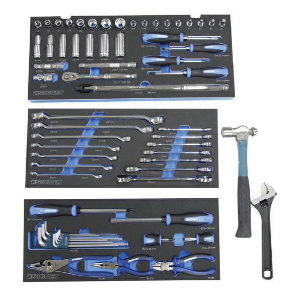 SIGNET シグネット :3 8DR 59PCS メカニックツールセット 800S-59RE