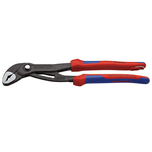KNIPEX（クニペックス） 8702-300TBK コブラウォーターポンププライヤー落下防 8702-300TBK クニペックス コブラ プライヤー ウォーターポンププライヤー 8702-300TBK 10,832円