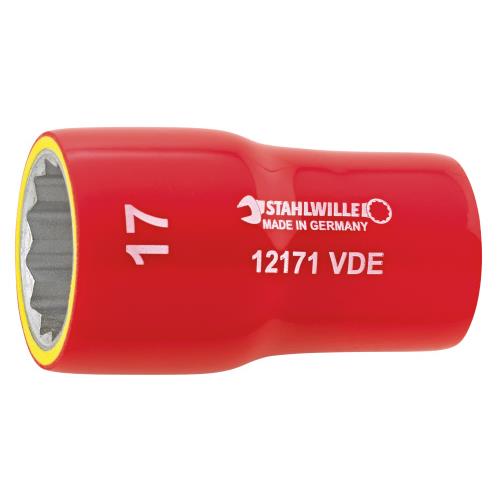 STAHLWILLE（スタビレー） 12171VDE-19 （3/8SQ）絶縁ソケット （02380019） 12171VDE-19 ソケット 絶縁 絶縁ソケット 12171VDE-19