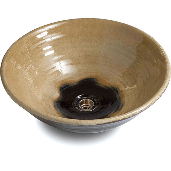 重蔵窯 MEBIUSU 四季 手洗い鉢 mebi119-40銀杏（