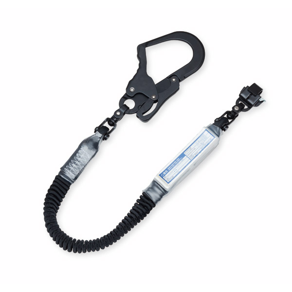 KH:シングルじゃばら駕王ランヤード 剣オールアルミフック 黒 S1TPGK-17 KH シングル じゃばら 駕王 ランヤード 剣 アルミフック S1TPGK-17