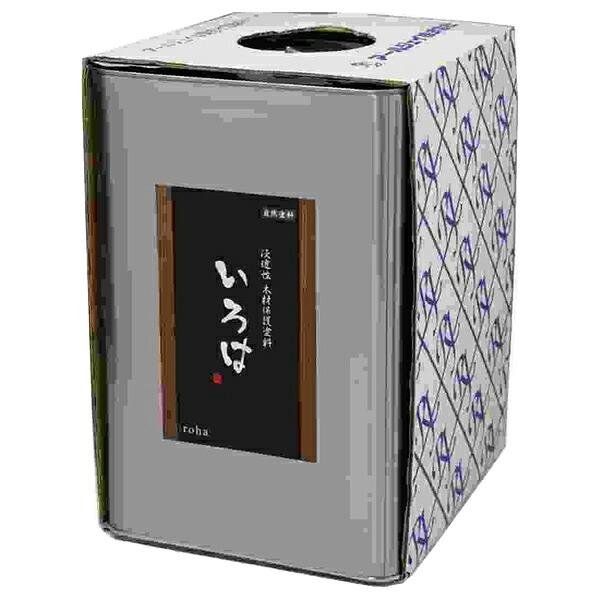アールジェイ いろはカラー（屋内専用カラー） 16L 琥珀色（こはくいろ） YST-16 自然塗料 国産 いろは 安全 撥水 ｜イチネンネット