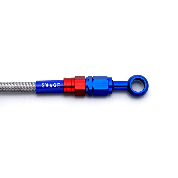 SWAGE-LINE（スウェッジライン）:SwageLine フロントホースキット NSF100 06-21 SAF0015 バイク オートバイ ブレーキ