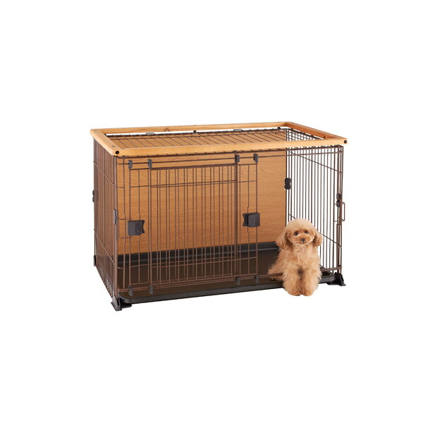 最新情報 楽天市場 ボンビアルコン ダブルワンサークル L 犬 サークル ケージ ワイヤー 木 木目 トレー 引き出し イチネンネット 公式の Lexusoman Com