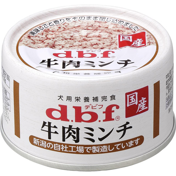 楽天市場】デビフペット dbf 牛肉ミンチ 犬用ウェットフード 缶詰 65g
