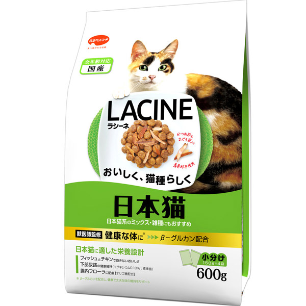 楽天市場】日本ペットフード:ラシーネ 日本猫 600g 4902112045411 猫 