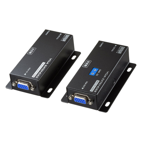 サンワサプライ ディスプレイエクステンダー （セットモデル） VGA-EXSET1N 4969887593820 VGA-EXSET1N