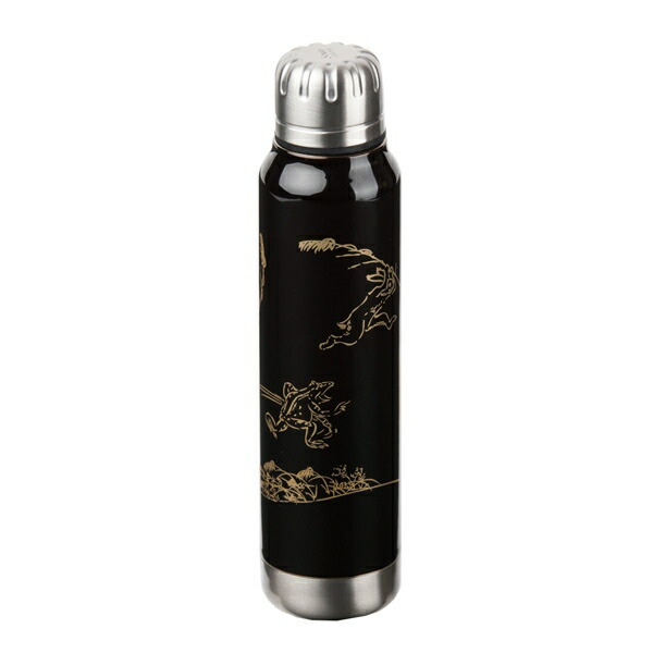 【メーカー直送】土直漆器 アンブレラボトル 黒 鳥獣戯画 4549403171055