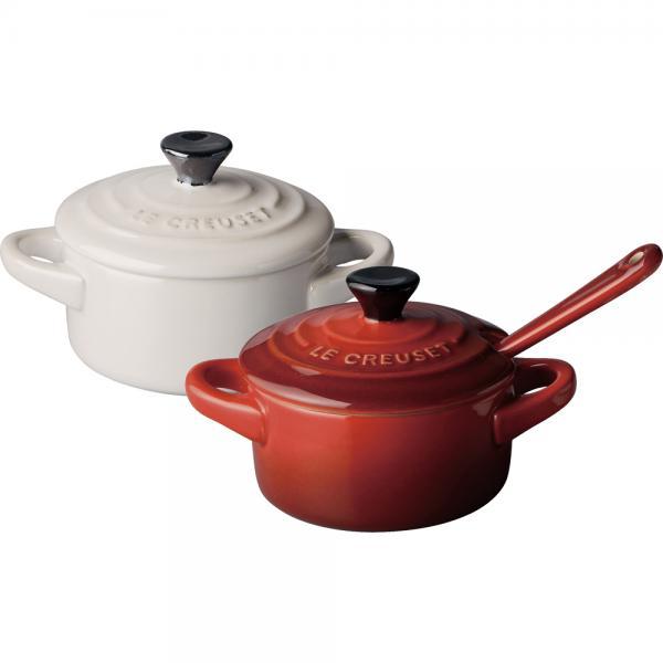 ル・クルーゼ:ペアプチココット NEW BOX CRD&WH 910385-00-435
