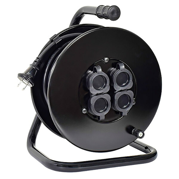 日動工業 グッドリール15m FGW15-BK 4937305061763 電動工具 電工ドラム・コード 電工ドラム