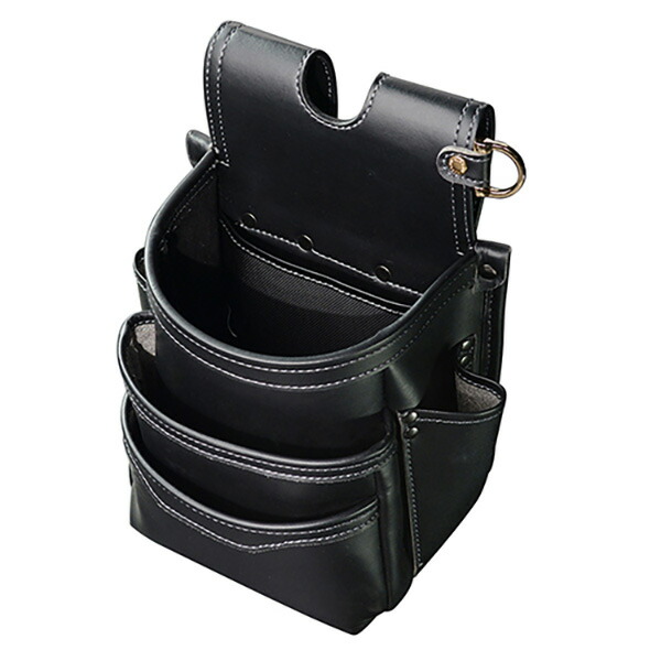 FUJIYA（フジ矢） 腰袋3段（黒金） AB-23BG 4952520414118 収納用品 メーカー腰袋サック メーカー腰袋