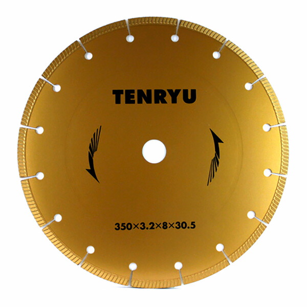 天龍製鋸 ダイヤモンドカッター 乾式用 350X3.0X30.5 4977292308878 先端工具 ジスク・両頭アクセサリ ダイヤカッター ｜イチネンネット
