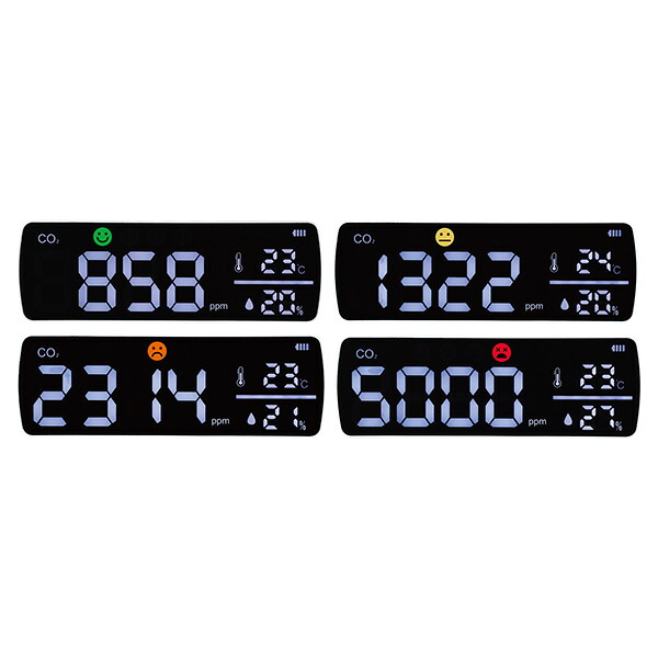 アーテック:大型CO2モニター（NDIR方式） 52351 防犯 防災 防犯 防災商品｜イチネンネット