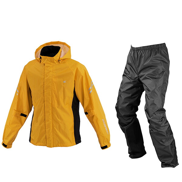 KOMINE(コミネ) RK-5393 ブレスターレインウェア フィアート Yellow サイズ:M 03-5393-YE-M |イチネンネット