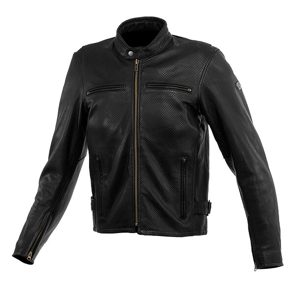 KOMINE(コミネ):LJ-5383 ベンティッドシングルライダースレザージャケット Black サイズ:L 02-5383-BK-L|イチネンネット