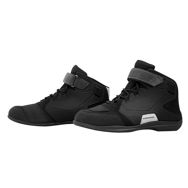 KOMINE（コミネ） BK-088 ウォータープルーフライディングシューズ Solid Black 24.5cm 05-088-S.BK-24.5