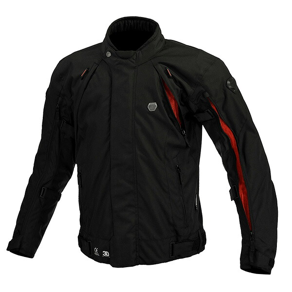 KOMINE（コミネ） JK-5994 フルイヤーシステムジャケット Black Red XL 07-5994-BKRE-XL