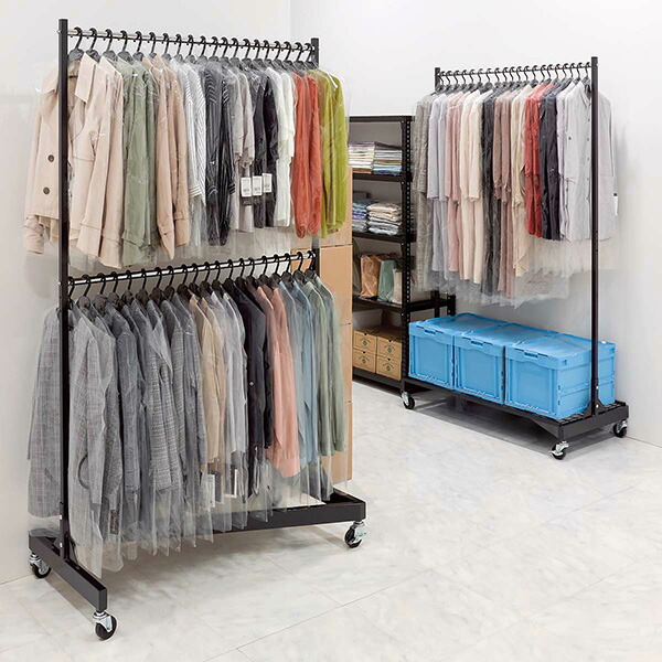 楽天市場】Zラック W1500×D480×H1703mm（1台）ハンガーラック 衣装