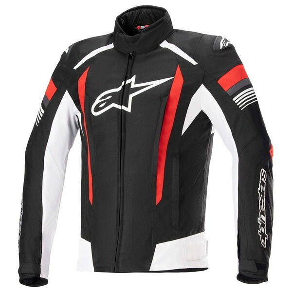 アルパインスターズ T-GP X WATERPROOF JACKET ASIA 1304 BLACK WHITE BRIGHT RED M 8059347016054 アルパインスターズ ジャケット 防水 防寒