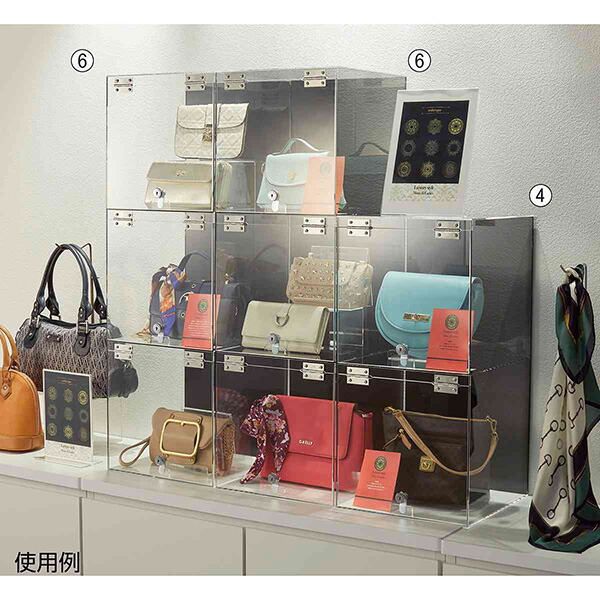 楽天市場】ショーケース ボックス W57cm 61-156-2-1【演出