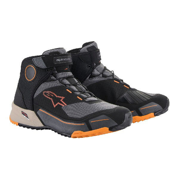 アルパインスターズ CR-X DRYSTAR RIDING SHOES 1284 BLACK LIGHT BROWN ORANGE 8 8059175406737 アルパイン CR-X DRYSTAR シューズ