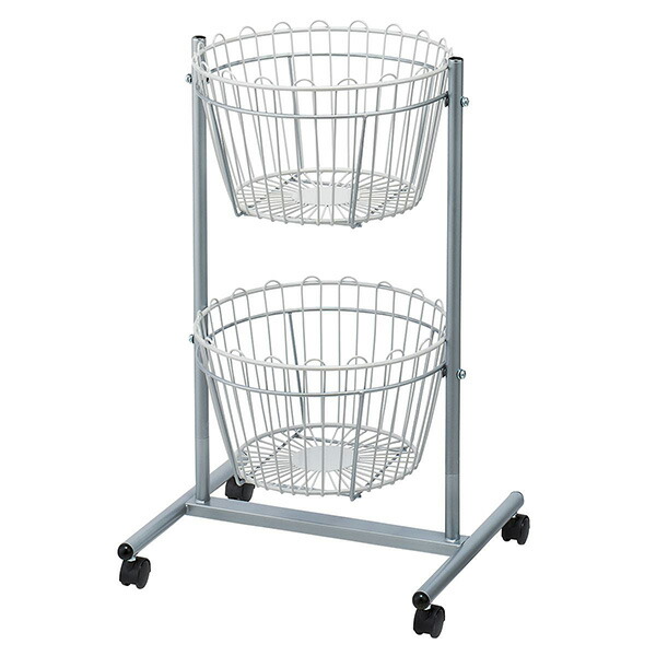 楽天市場】丸型3段投げ込みバスケット 店舗用品 店舗・陳列什器 販売台