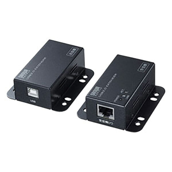 サンワサプライ:USB2.0エクステンダー(2ポートハブ付き) USB-EXSET3|イチネンネット