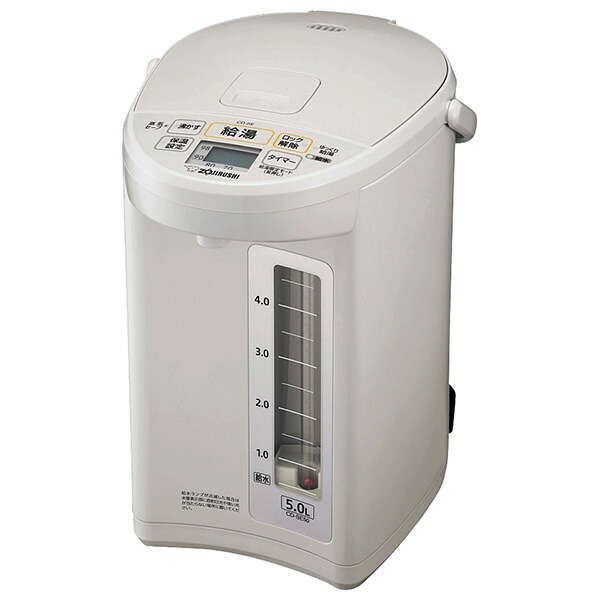 海外向け 象印 電動給湯ポット CD-LCQ50-WG (AC220-230V) Amazon | 海外向け 象印 マイコン式電動給湯ポット CD-LCQ50-WG (AC220
