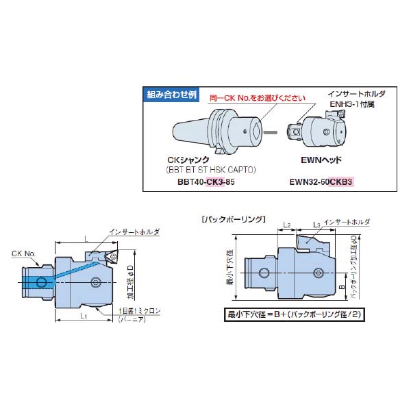 大昭和精機:EWNヘッド EWN41-74CKB4 穴あけ 工具 DIY・工具 | eu