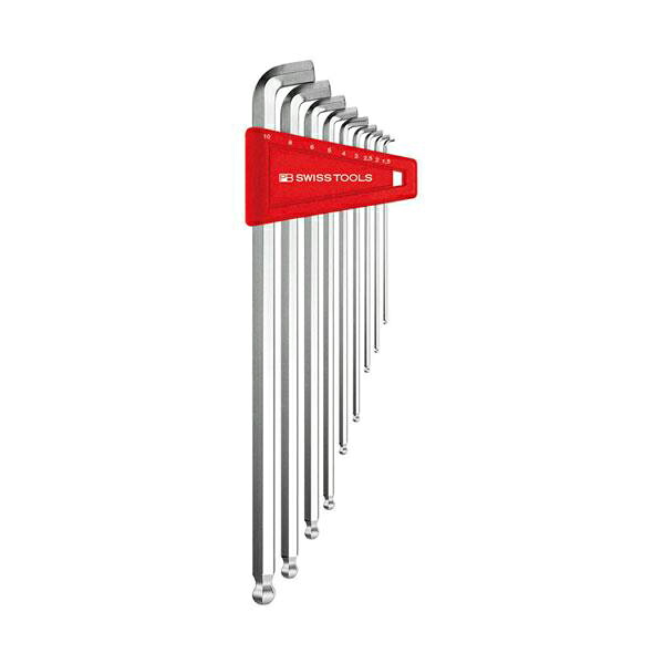 PB SWISS TOOLS(PBスイスツールズ):2212.LH-10 ショートヘッド六角棒レンチセット(パックナシ) 2212LH-10|イチネンネット